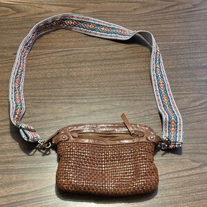 Joy Susan Brown Leather Bag Purse